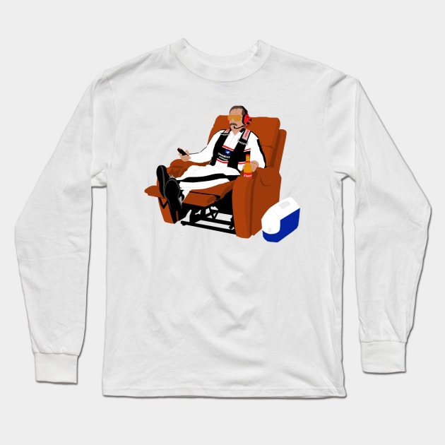 Raceday Chairgatin' Long Sleeve T-Shirt by chairgatin